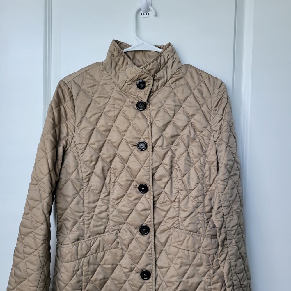 Fuchs Schmitt Quilted Lightweight Jacket Size S Tan